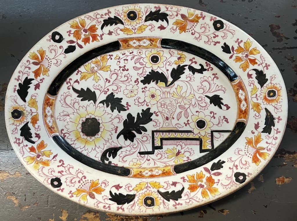 Vackert fat, Ashworth Bros England Ironstone