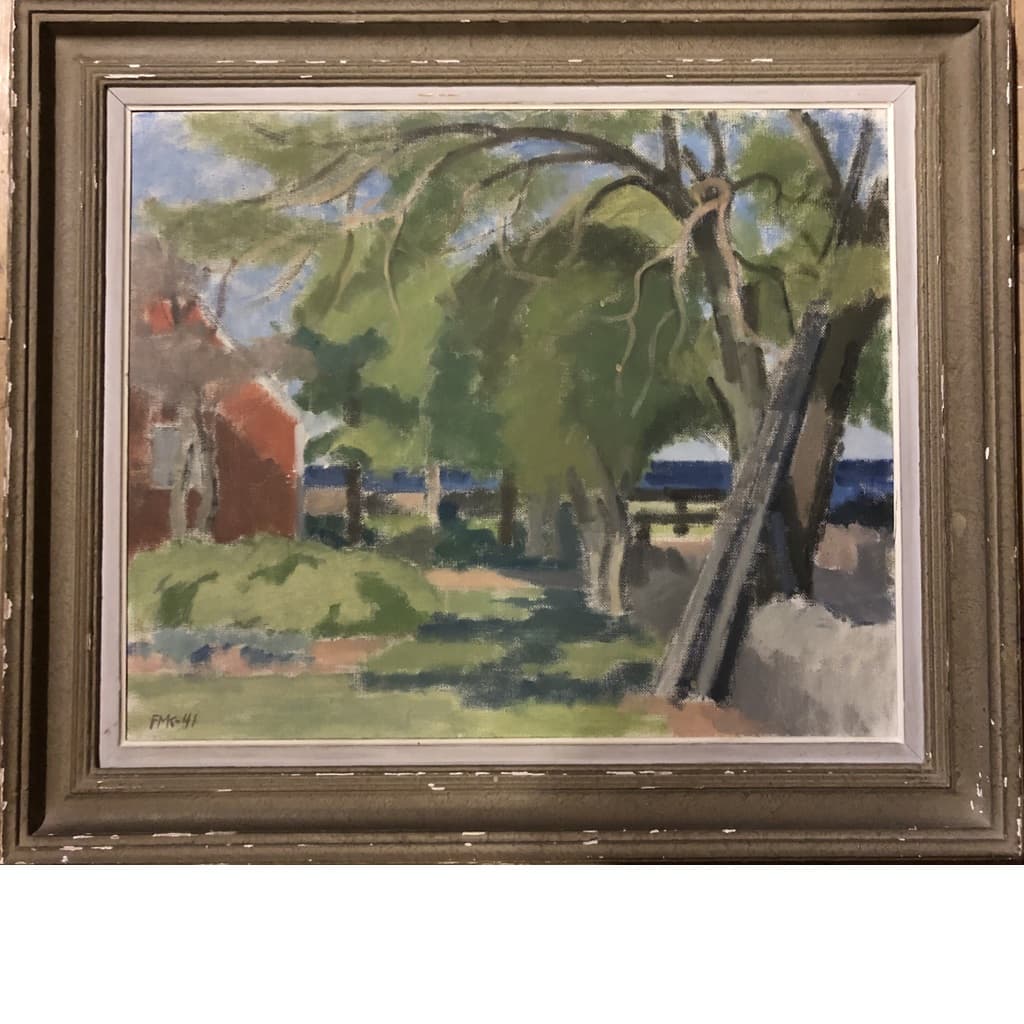 Frans Mikael Kempe, Oljemålning, "Från stranden, Hov"