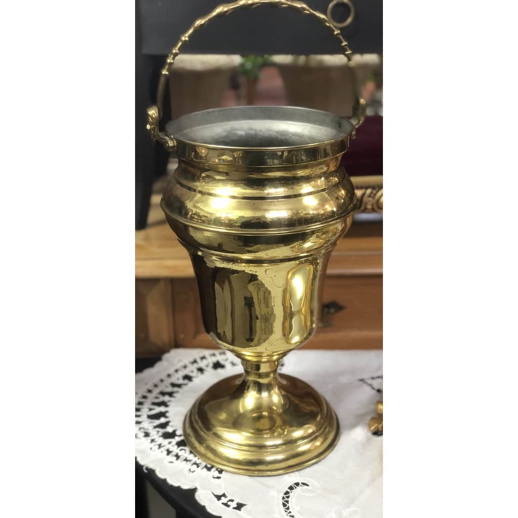 Härlig champagne kyl i mässing, Belgien