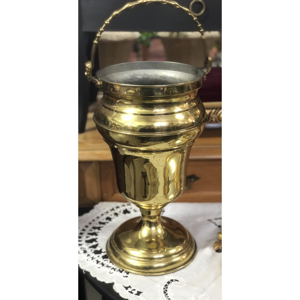 Härlig champagne kyl i mässing, Belgien
