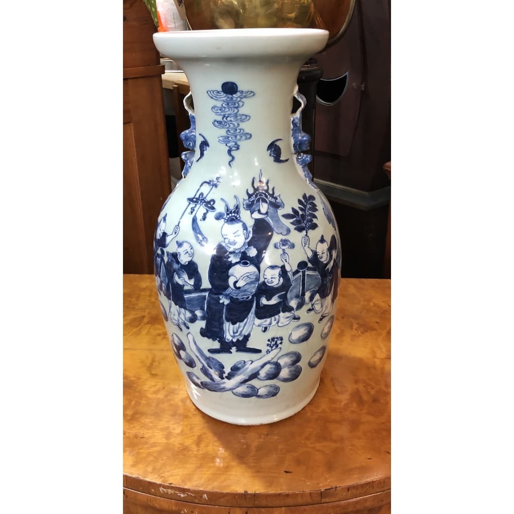 Vacker stor vas, Kina 1800-1900 tal