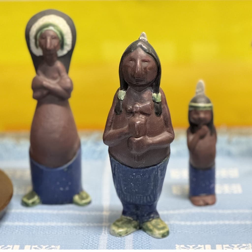 3 figurines , Rolf Palm