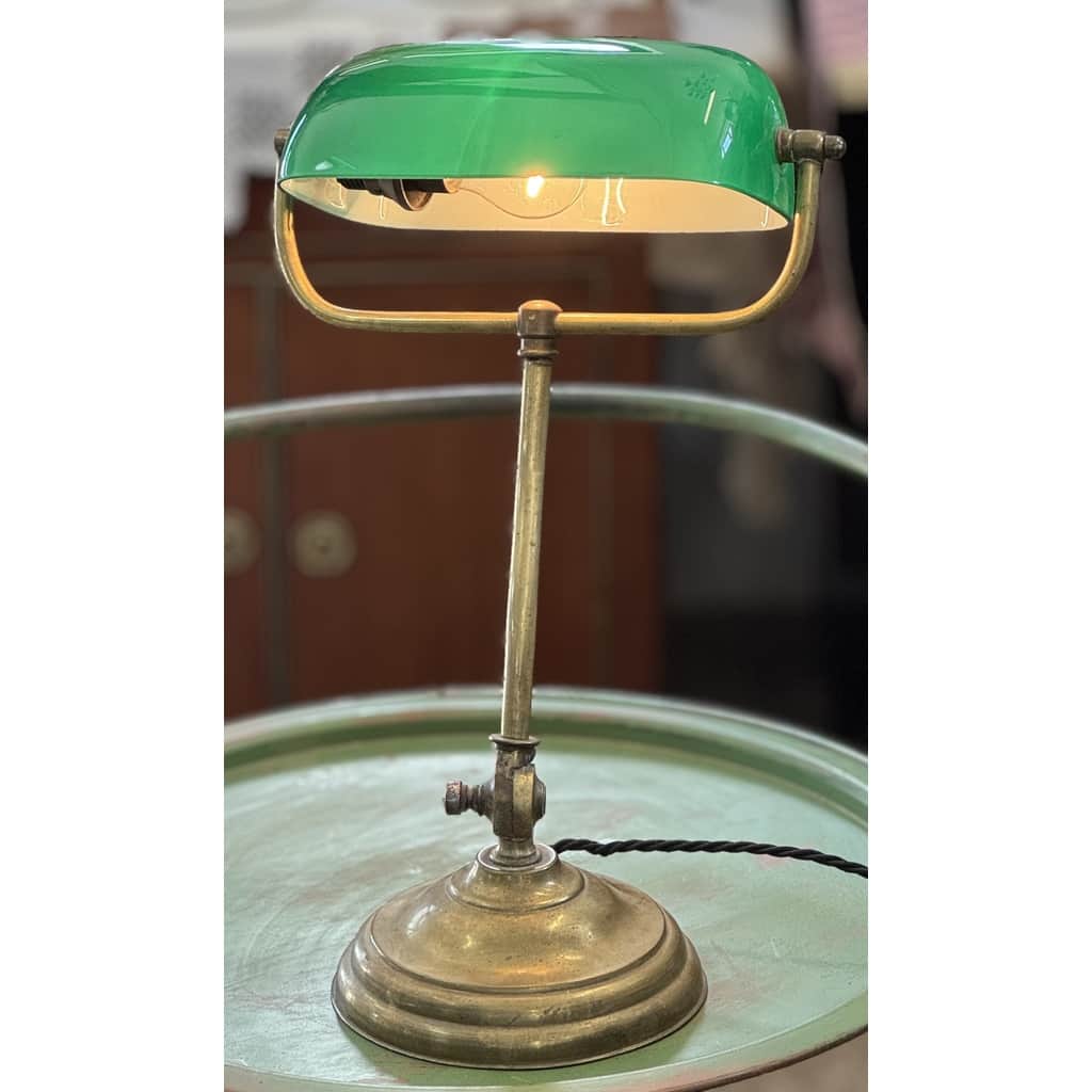 Vacker bordslampa "bankirlampa"