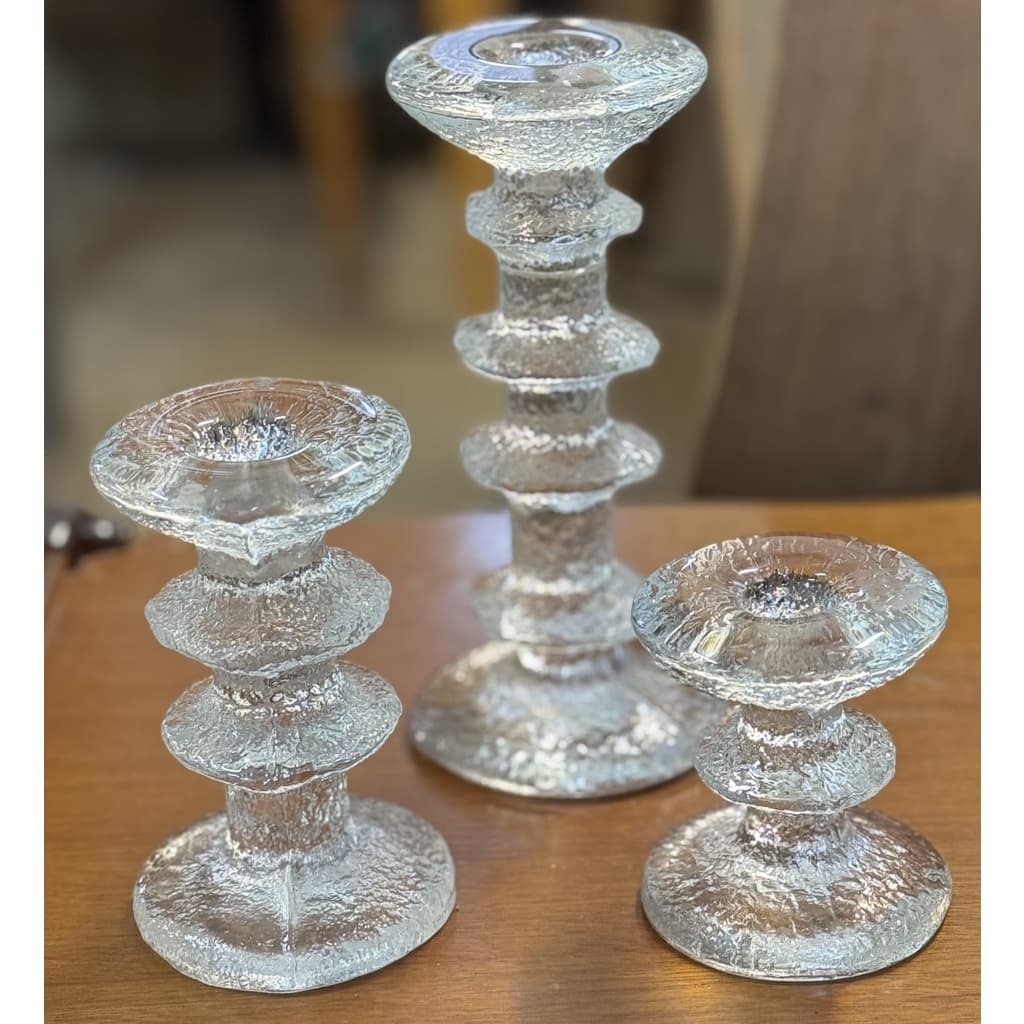 Set om 3 ljusstakar Iittala "Festivo"