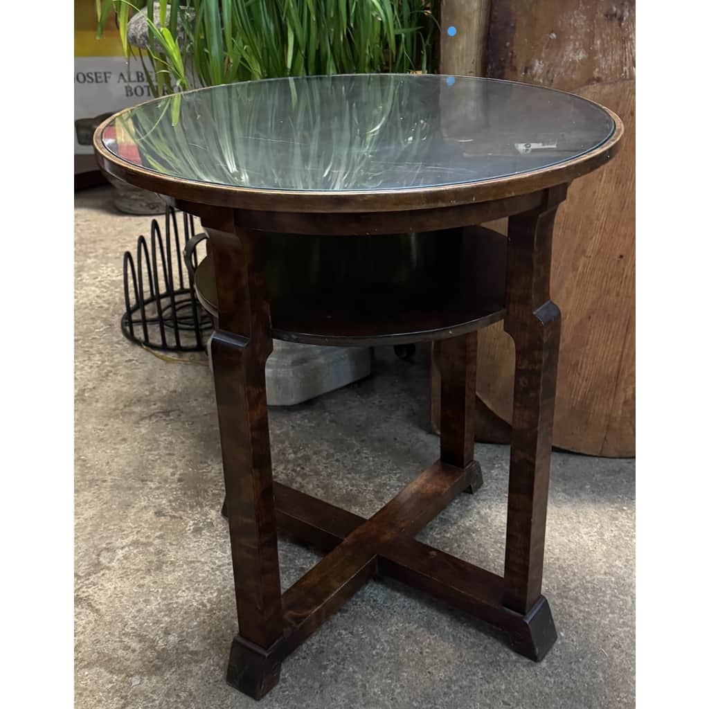 Vackert sidobord / lampbord artdeco – begagnad bord & stolar hos ReFurn Lidingö